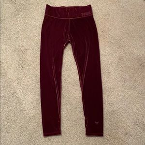 velvet victoria’s secret leggings
